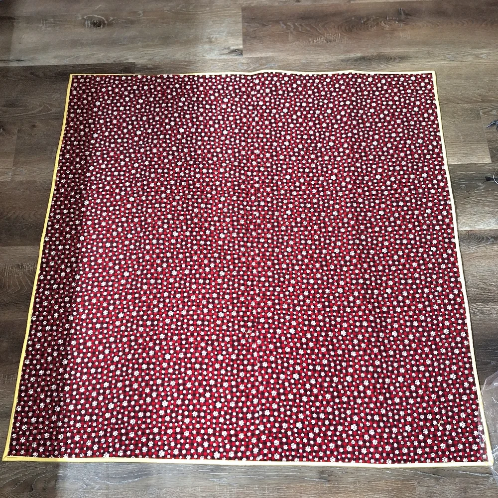 Handmade Fire Truck Themed Quilt, Flannel Backed, NWOT